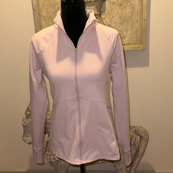 Layer 8 Layers studio athletic zip up pink jacket Sz M - Picture 1 of 11